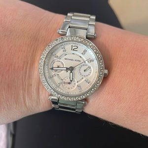 Authentic Michael Kors Silver Watch